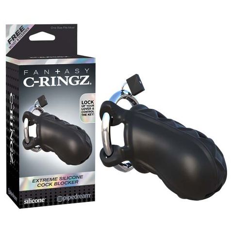 FANTASY C RINGZ EXTREME SILICONE COCK BLOCKER