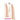COLOURS PLEASURES THIN 8" DILDO WHITE