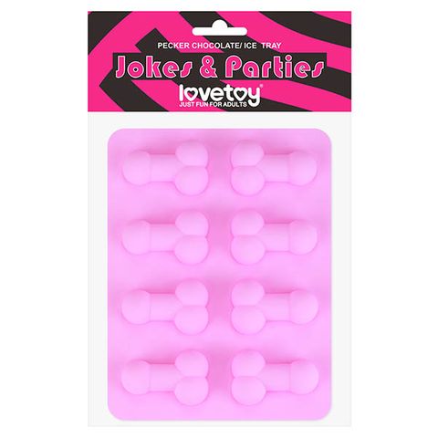 JOKES + PARTIES SILICONE PECKER ICE TRAY