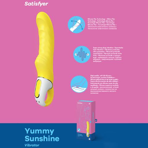 SATISFYER VIBES - YUMMY SUNSHINE - YELLOW