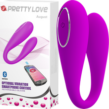 Load image into Gallery viewer, PRETTY LOVE AUGUST COUPLE&#39;S VIBRATOR WITH APP CONTROL
