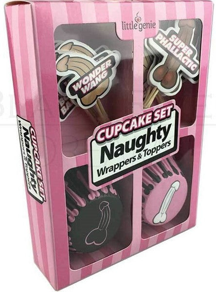 CUPCAKE SET NAUGHTY WRAPPERS PENIS