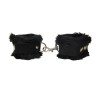 Load image into Gallery viewer, HAN011BRN LOVE IN LEATHER FLEECE CUFFS
