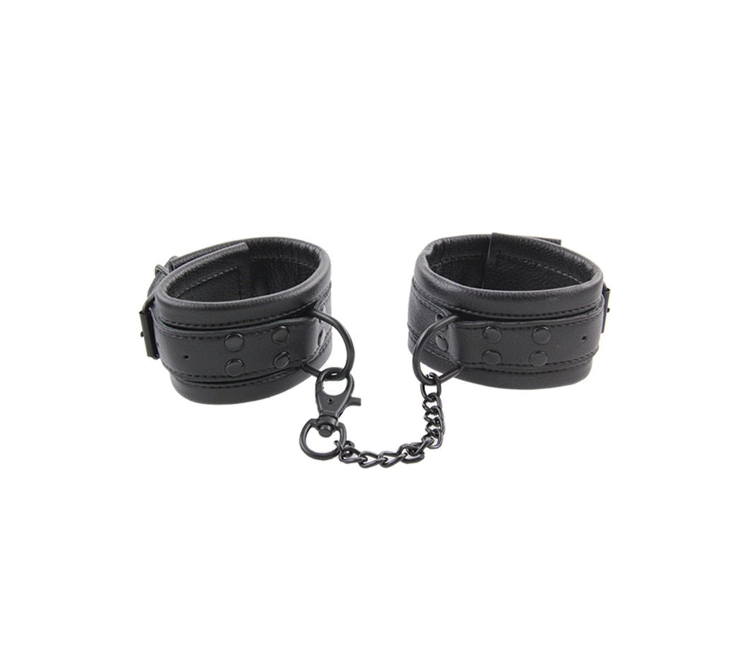 HAN046 LOVE IN LEATHER PADDED SOFT CUFFS